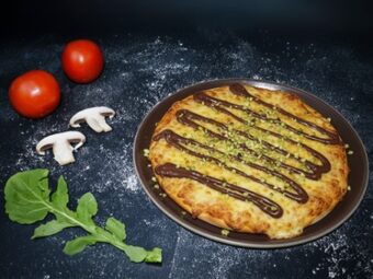 Pizza Nutella pistacho