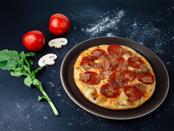 Pizza Bacon pepperoni