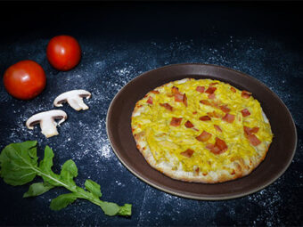 Pizza Pollo miel mostaza